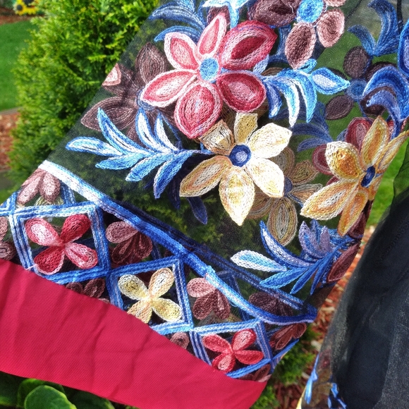 So Sheer Red Open Front Leisure Robe STUNNING π - Picture 5 of 10